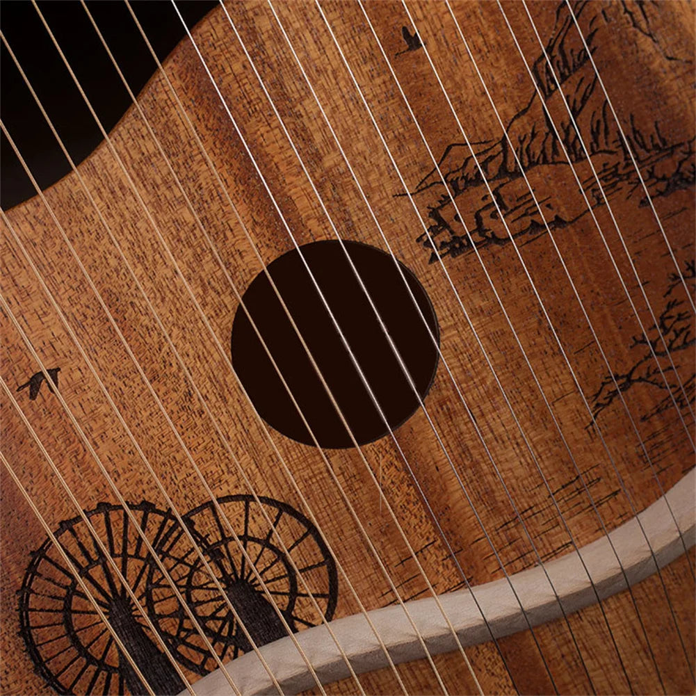Mahogany Lyre - 19 String